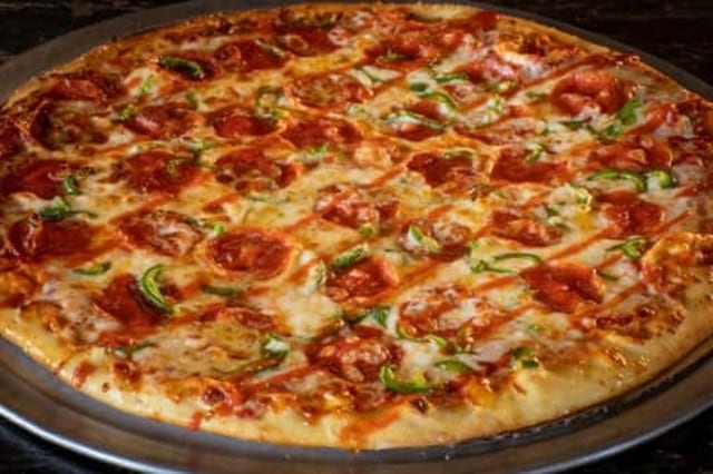 Hot & Sticky Pizza.