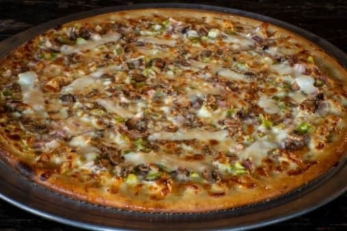 Cheesesteak Pizza.